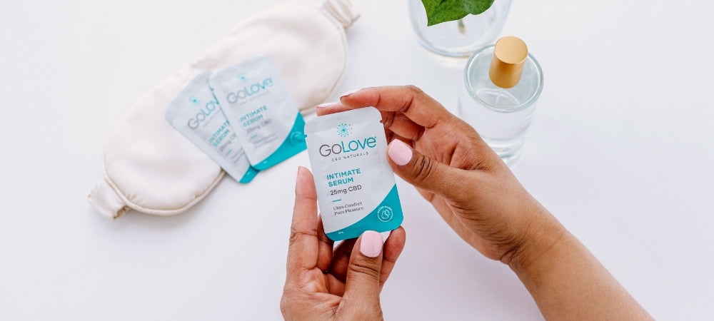 GoLove CBD Intimate Serum sample packs