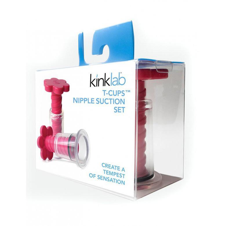 KinkLab T-Cups Nipple Suction Duo Box